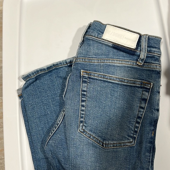 RE/DONE 90s High-Rise Ankle Crop Jeans - Picture 7 of 8
